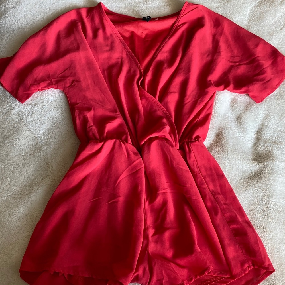 Red romper